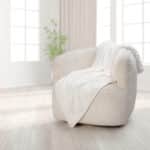 بطانية فرو شتوية ناعمة Comfy ابيض
