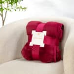 بطانية فرو شتوية ناعمة Comfy احمر