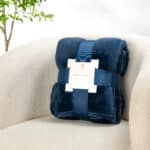 بطانية فرو شتوية ناعمة Comfy ازرق غامق