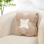 بطانية فرو شتوية ناعمة Comfy بيج