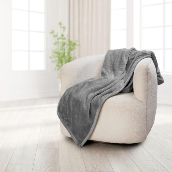 بطانية فرو شتوية ناعمة Comfy رمادي 1