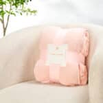 بطانية فرو شتوية ناعمة Comfy زهري فاتح