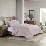 Annalise Tan-2 طقم مفرش سرير نفرين 6 قطع
