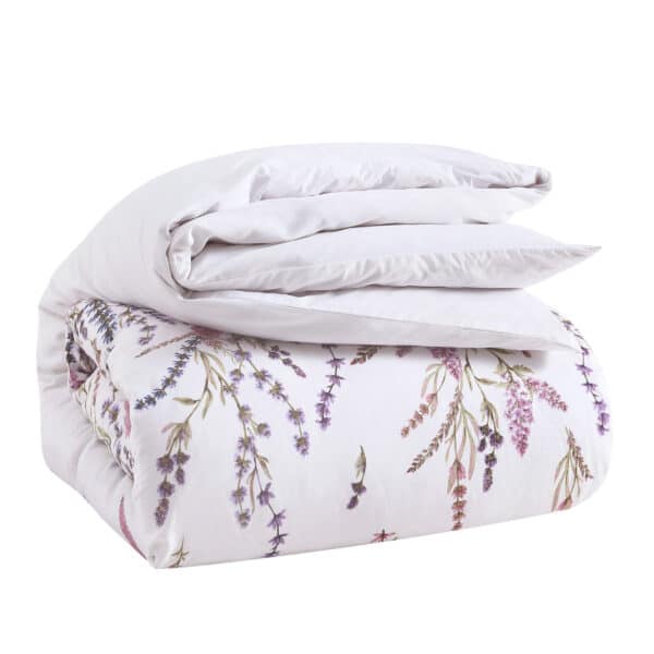 Lilac Spring طقم لحاف قطن 100% مزدوج 11 قطعة (2)
