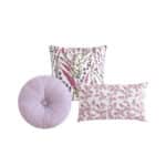 Lilac Spring طقم لحاف قطن 100% مزدوج 11 قطعة (2)