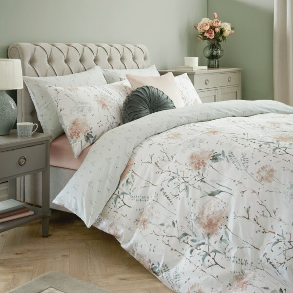 طقم مفرش سرير قطن Pallington Pink نفرين 8 قطع