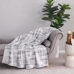 Washed Stripe شال فرو ناعم