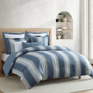 طقم مفرش سرير Stripe Blue نفر 8 قطع