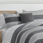 طقم مفرش اطفال نفر رمادي Charcoal نفر 8 قطع