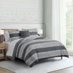 طقم مفرش اطفال نفر رمادي Charcoal نفر 8 قطع