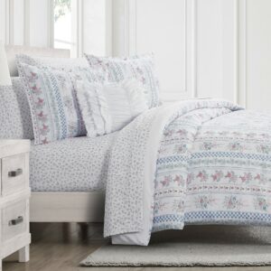 طقم مفرش سرير Stripe Country نفر 8 قطع