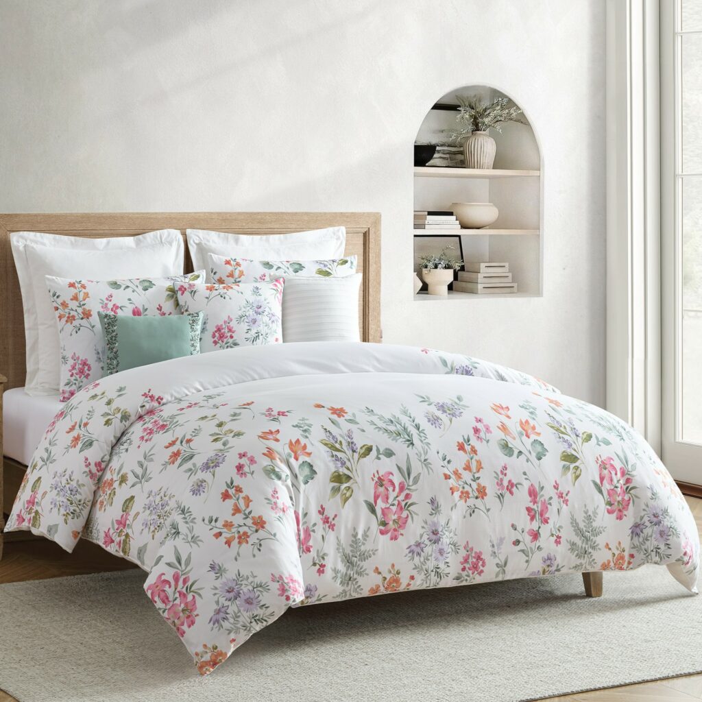 طقم مفرش سرير قطن Aria نفرين 11 قطعة