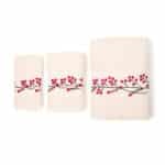 طقم مناشف حمام مطرزة من اورنج بد اند باث