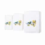 طقم مناشف حمام مطرزة من اورنج بد اند باث