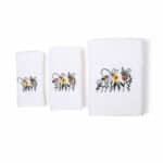 طقم مناشف حمام مطرزة من اورنج بد اند باث