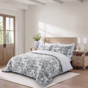 Brushed Printed لحاف شتوي فرو