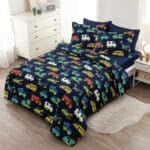 Cool Automobiles مفرش سرير اطفال اورنج بد اند باث