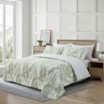 Green Feather مفرش سرير شتوي فرو Feather نفرين 3 قطع