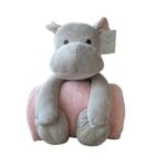 Hippo بطانية اطفال اورنج بد اند باث