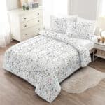 White Unicorn مفرش سرير اطفال اورنج بد اند باث