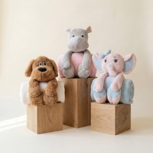 baby blanket بطانية اطفال فرو ناعمة جدا اورنج بد اند باث