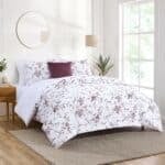 طقم مفرش سرير Rose Purple نفرين 8 قطع