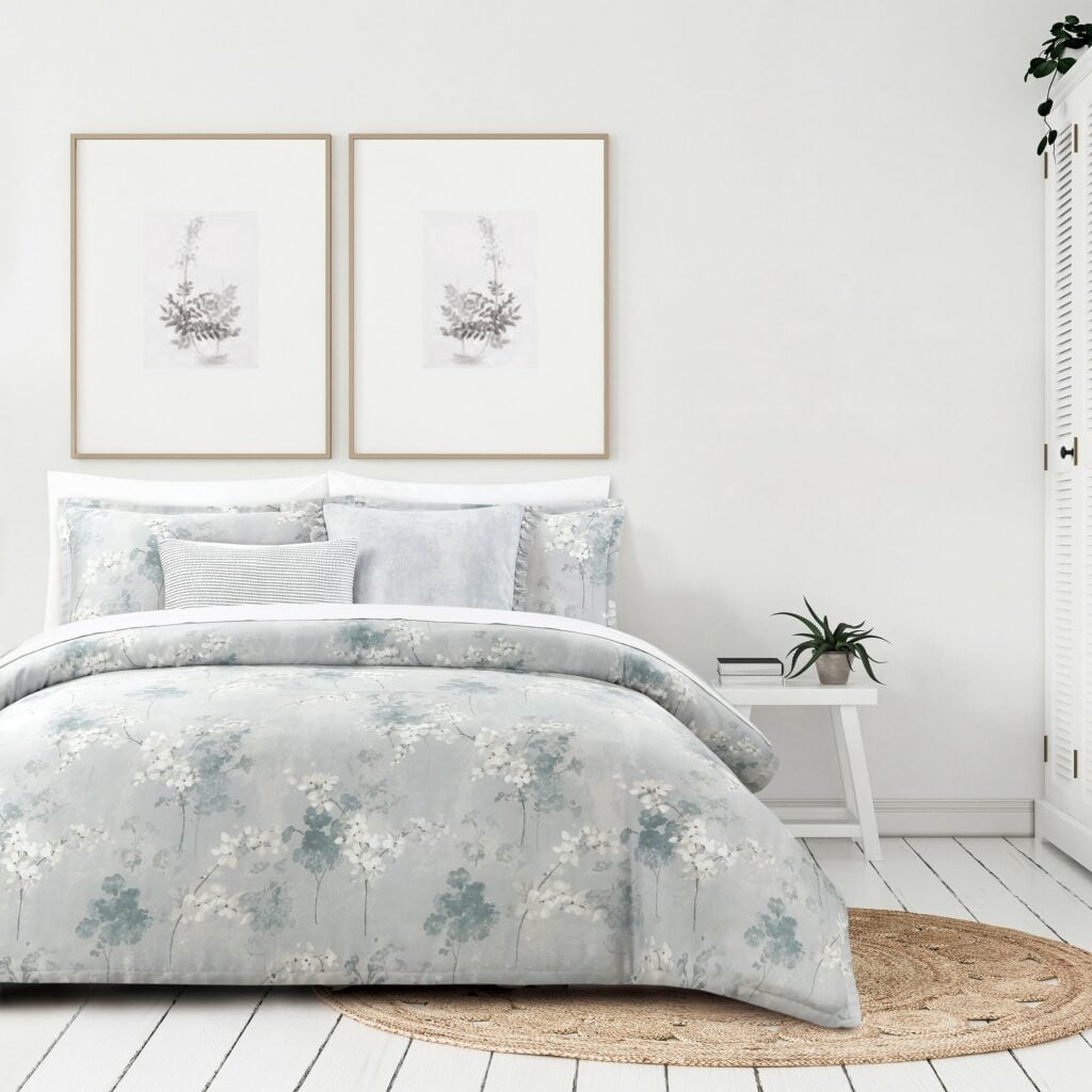 طقم مفرش سرير قطن  Eileen Water Color  نفر 5 قطع