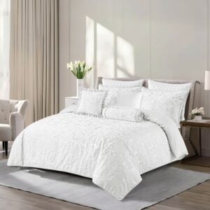 طقم-مفرش-سرير-قطن-Amrosa-نفرين-11-قطعة