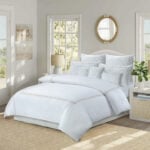 Blooming Grace | طقم لحاف قطن 100% مزدوج مطرز 11 قطعة