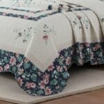 غطاء سرير بحشوة مضغوطة Garden 3 قطع