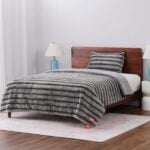 مفرش سرير شتوي فرو Winter Stripe نفر قطعتين (18)