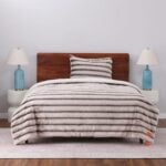 مفرش سرير شتوي فرو Winter Stripe نفر قطعتين (6)