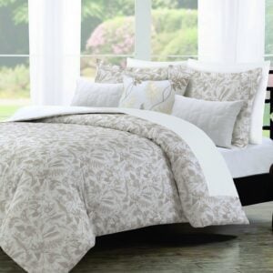 طقم مفرش سرير قطن Toile نفرين 8 قطع