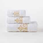 ⁦AVANTI | طقم مناشف قطن 100% مطرز 3 قطع⁩ - الصورة ⁦9⁩