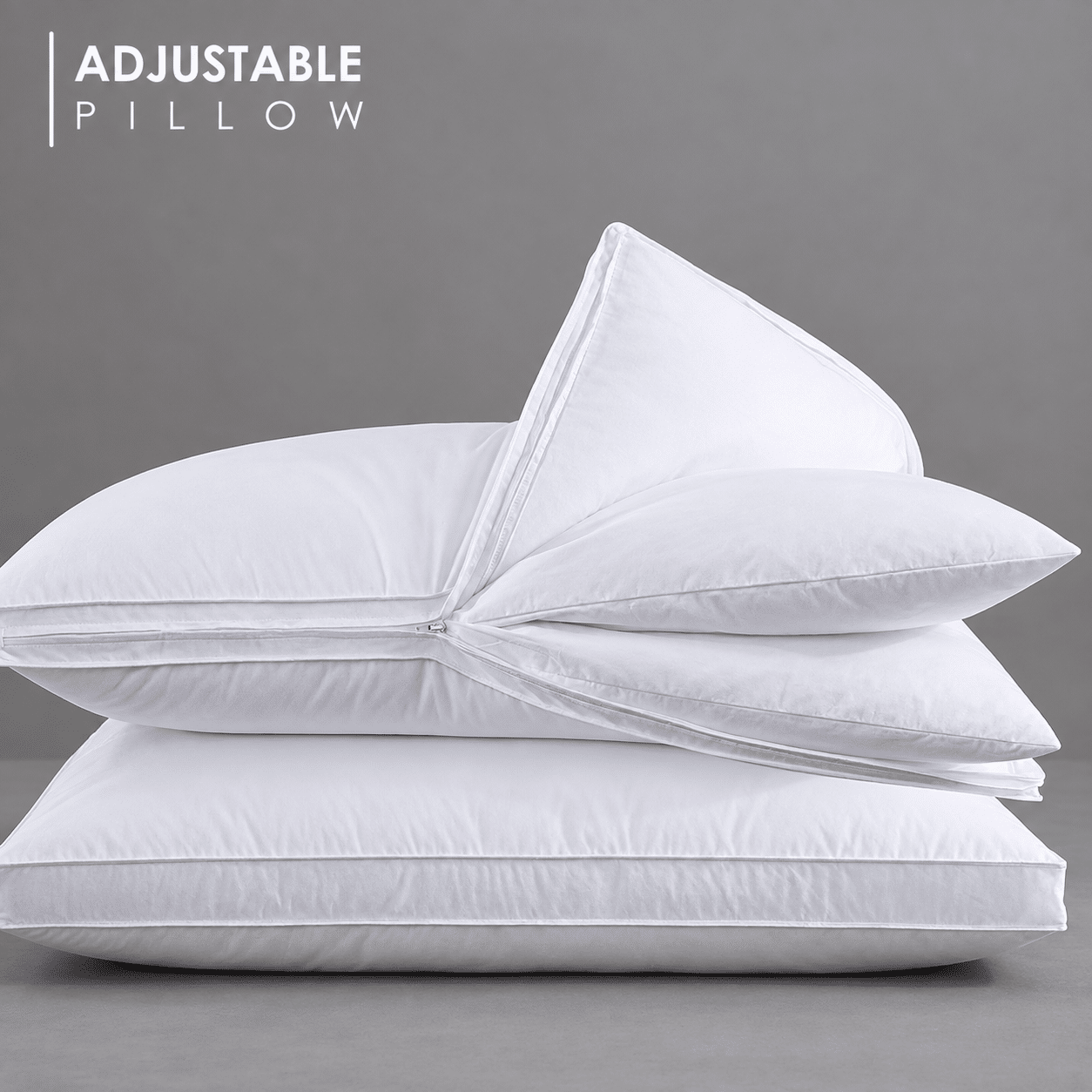 Adjustable Standard مخدة قابلة لتعديل الارتفاع Adjustable Standard مخدة قابلة لتعديل الارتفاع