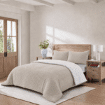 Chevron Comforter | طقم لحاف شتوي فرو مزدوج 3 قطع