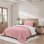 Bow Comforter | طقم لحاف شتوي فرو مفرد قطعتين